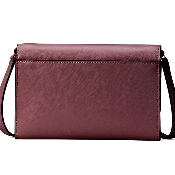 Kate Spade Perry Saffiano Leather Crossbody Bag Wallet Berry NWT K8709 Reg $239 - Picture 2 of 6